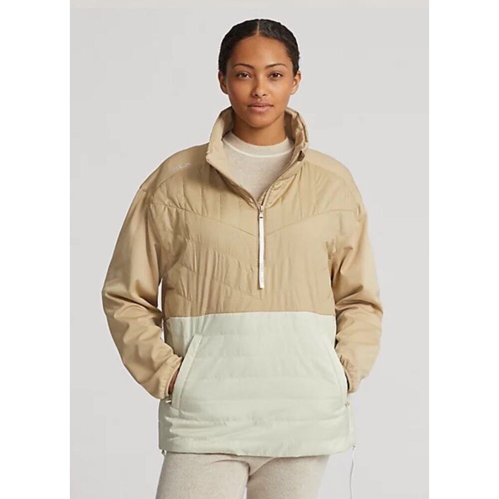 Polo Ralph Lauren RLX Women’s Quilted-panel Hybrid Pullover NWT Size Medium